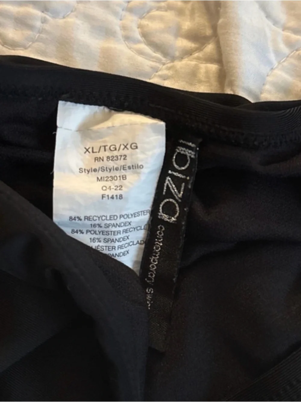 Women's Black Bikini Bottom - Classic Swim Brief